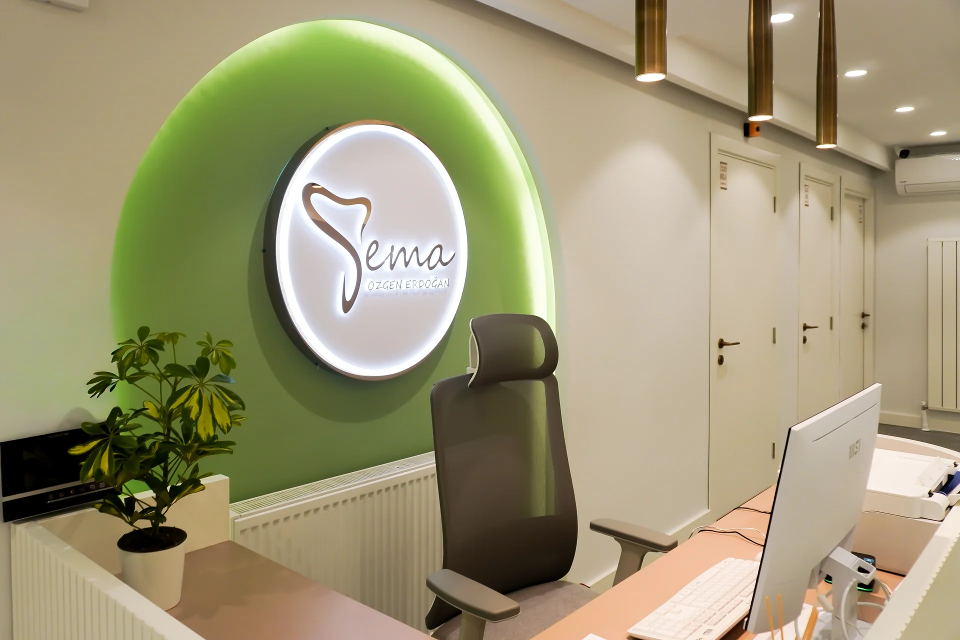 Resepsiyon masası ve randevu sistemi