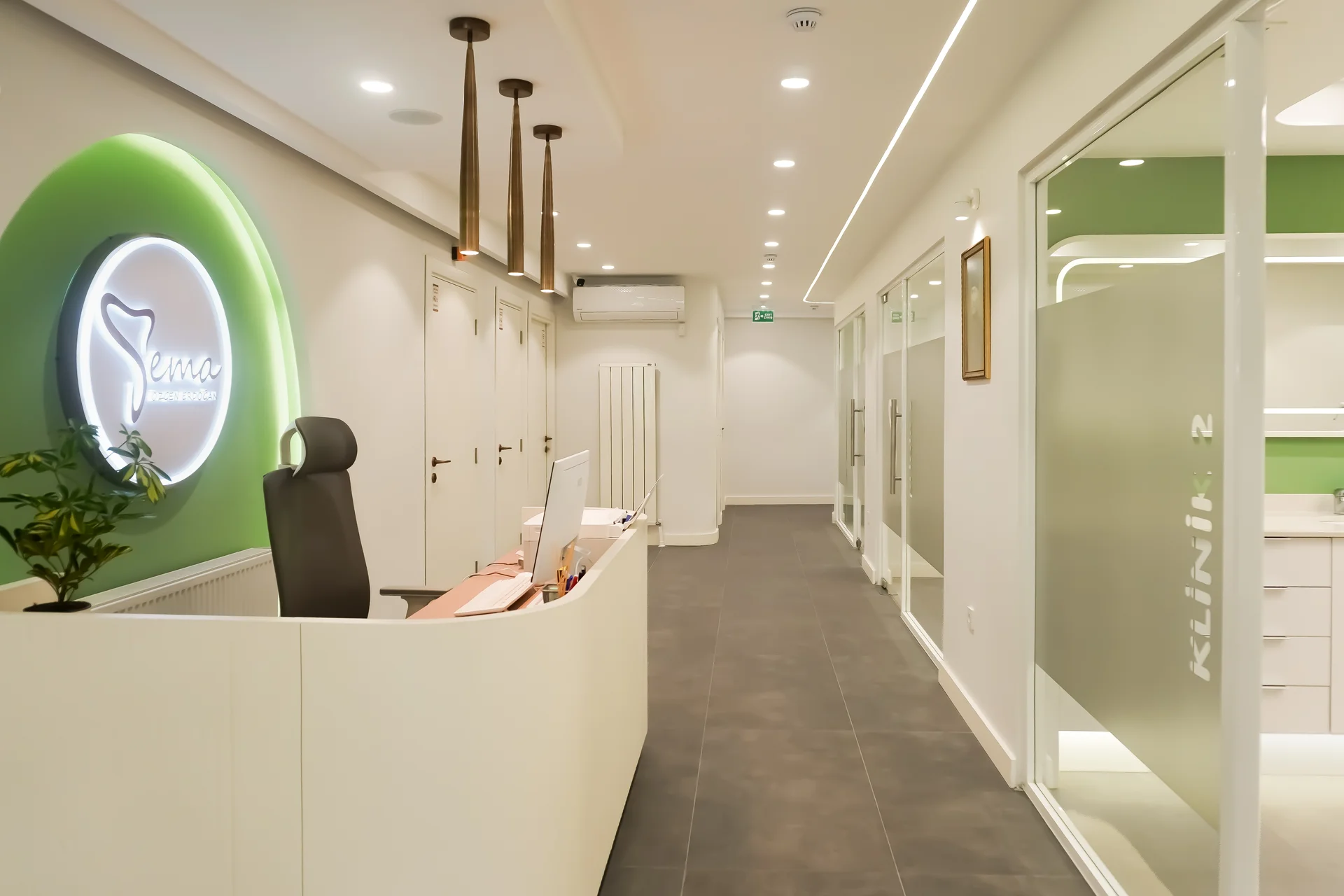 Giriş alanı ve bilgilendirme köşesi